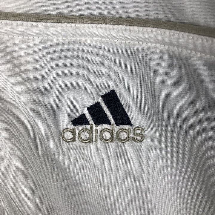 00'S adidas back logo jersey track jacket men's size M polyester white type Vintage Second Hand