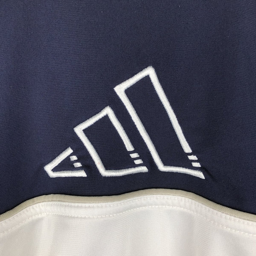 00'S adidas back logo jersey track jacket men's size M polyester white type Vintage Second Hand