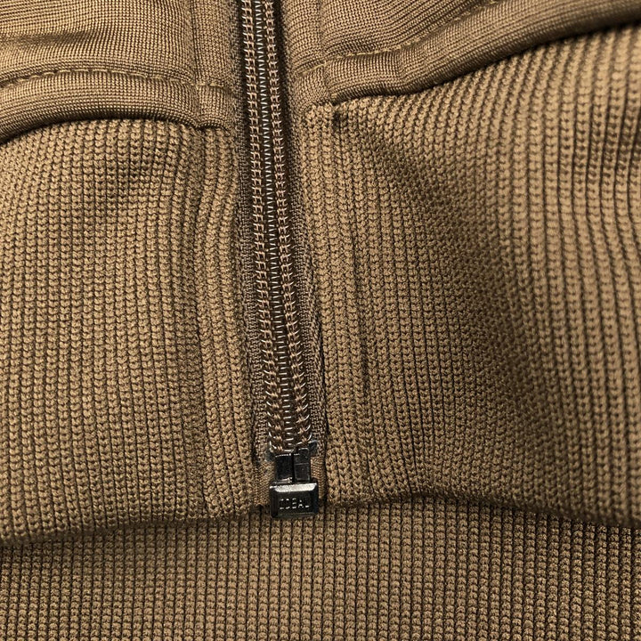 00'S adidas jersey track jacket, men's size L polyester brown type Vintage Second Hand