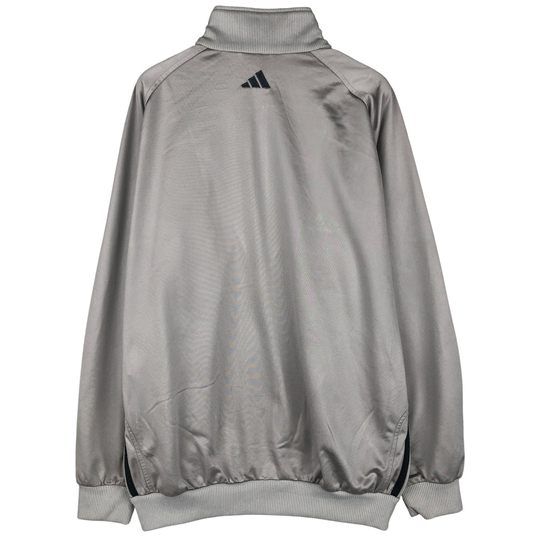 00'S adidas jersey track jacket, men's size L polyester gray type Vintage Second Hand