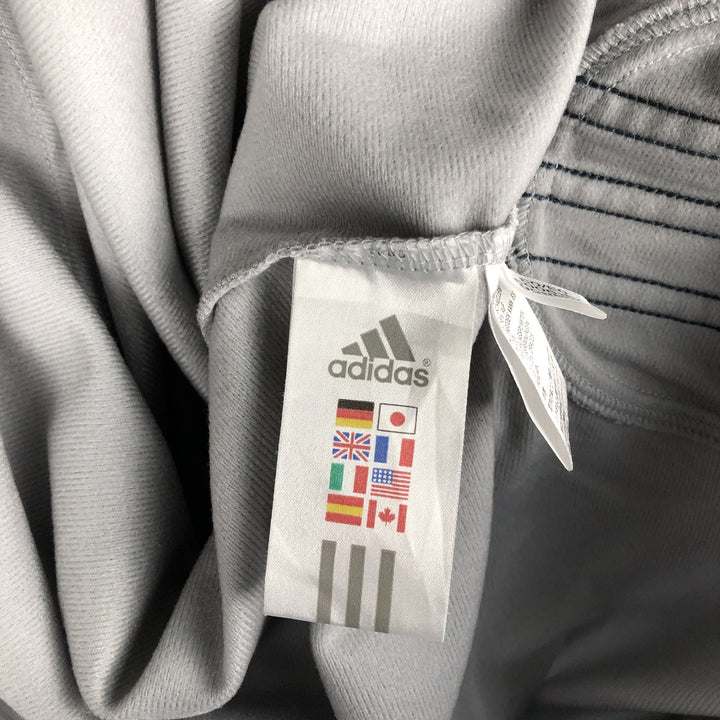 00'S adidas jersey track jacket, men's size L polyester gray type Vintage Second Hand