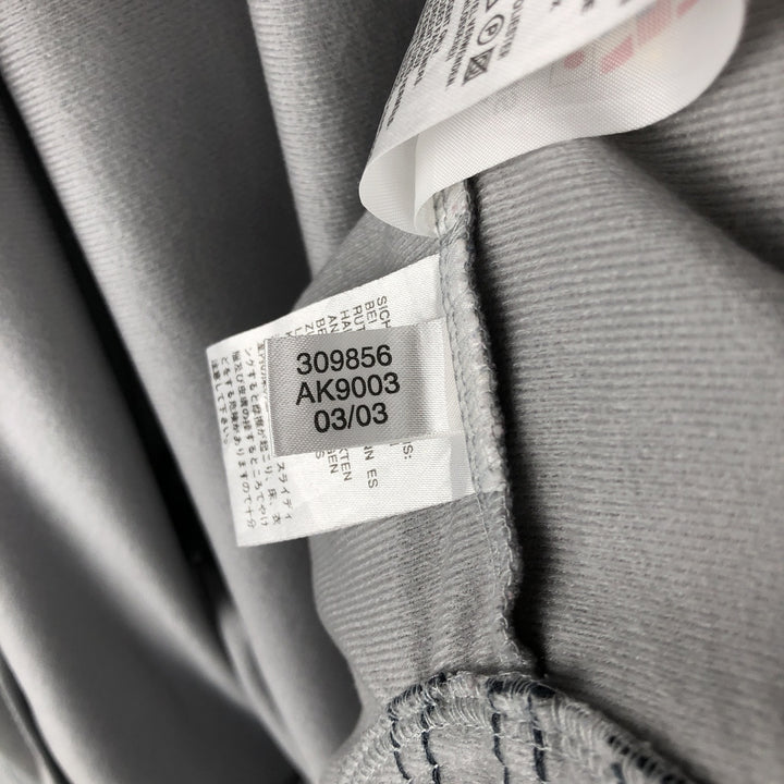 00'S adidas jersey track jacket, men's size L polyester gray type Vintage Second Hand