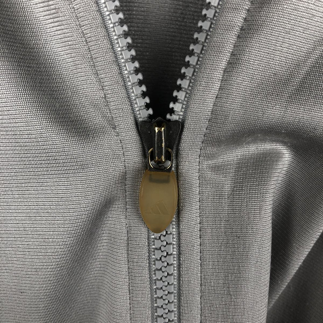 00'S adidas jersey track jacket, men's size L polyester gray type Vintage Second Hand