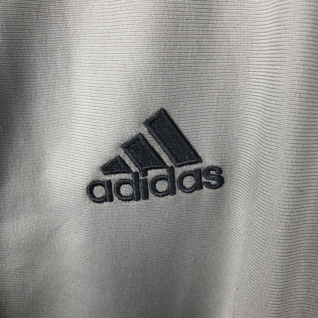 00'S adidas jersey track jacket, men's size L polyester gray type Vintage Second Hand