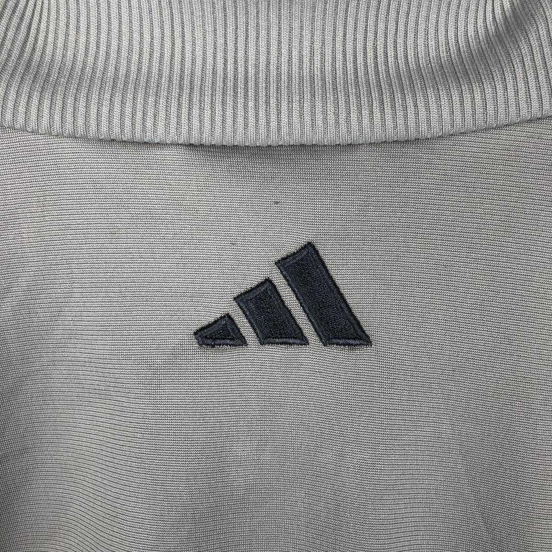 00'S adidas jersey track jacket, men's size L polyester gray type Vintage Second Hand