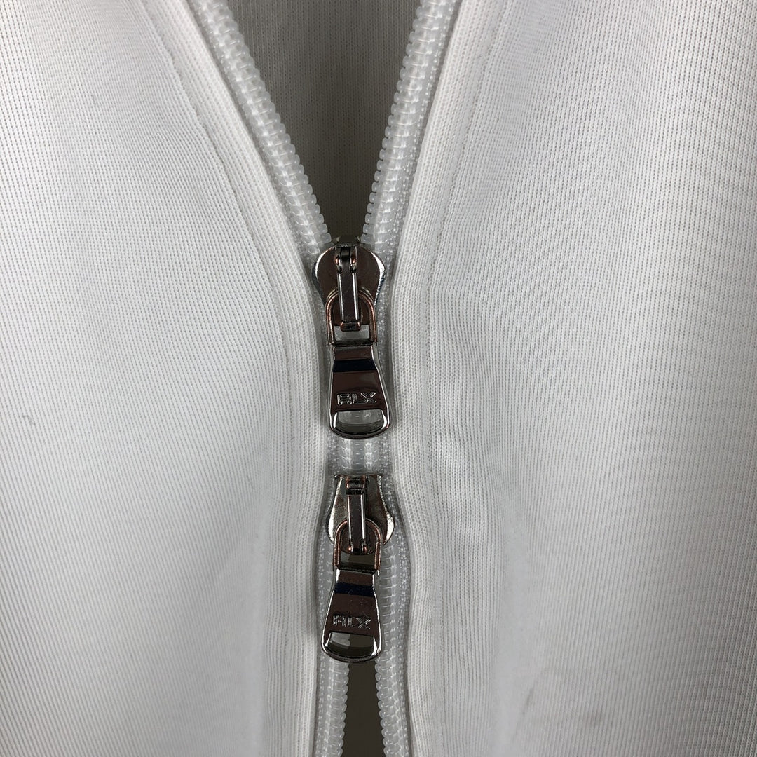2000'S Ralph Lauren RLX Big Pony Jersey Track Jacket, Men's XL cotton white type Vintage Second Hand