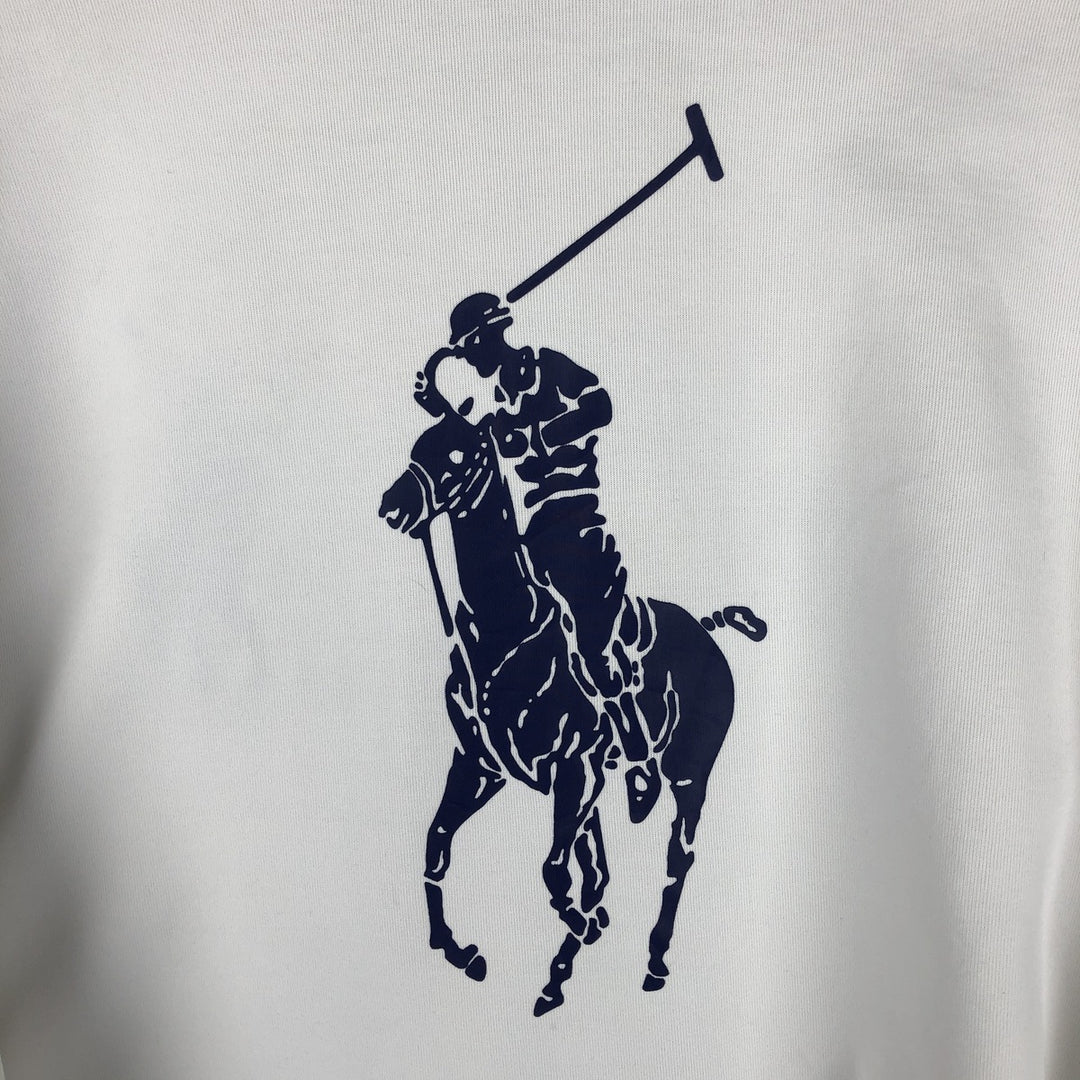 2000'S Ralph Lauren RLX Big Pony Jersey Track Jacket, Men's XL cotton white type Vintage Second Hand