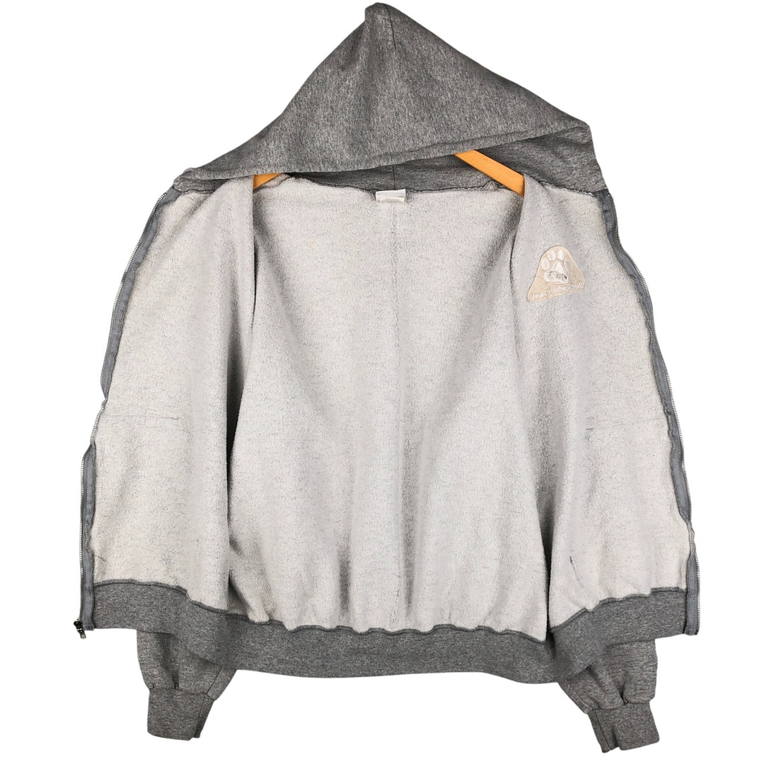 Champion Sweat Full Zip Hoodie Men's L size cotton gray type Vintage Second Hand