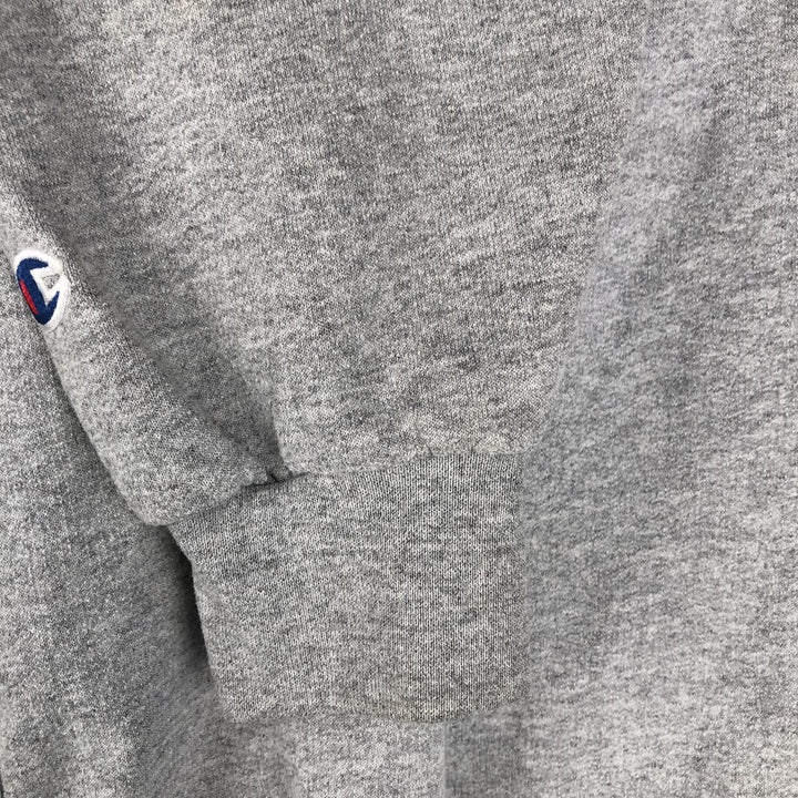 Champion Sweat Full Zip Hoodie Men's L size cotton gray type Vintage Second Hand