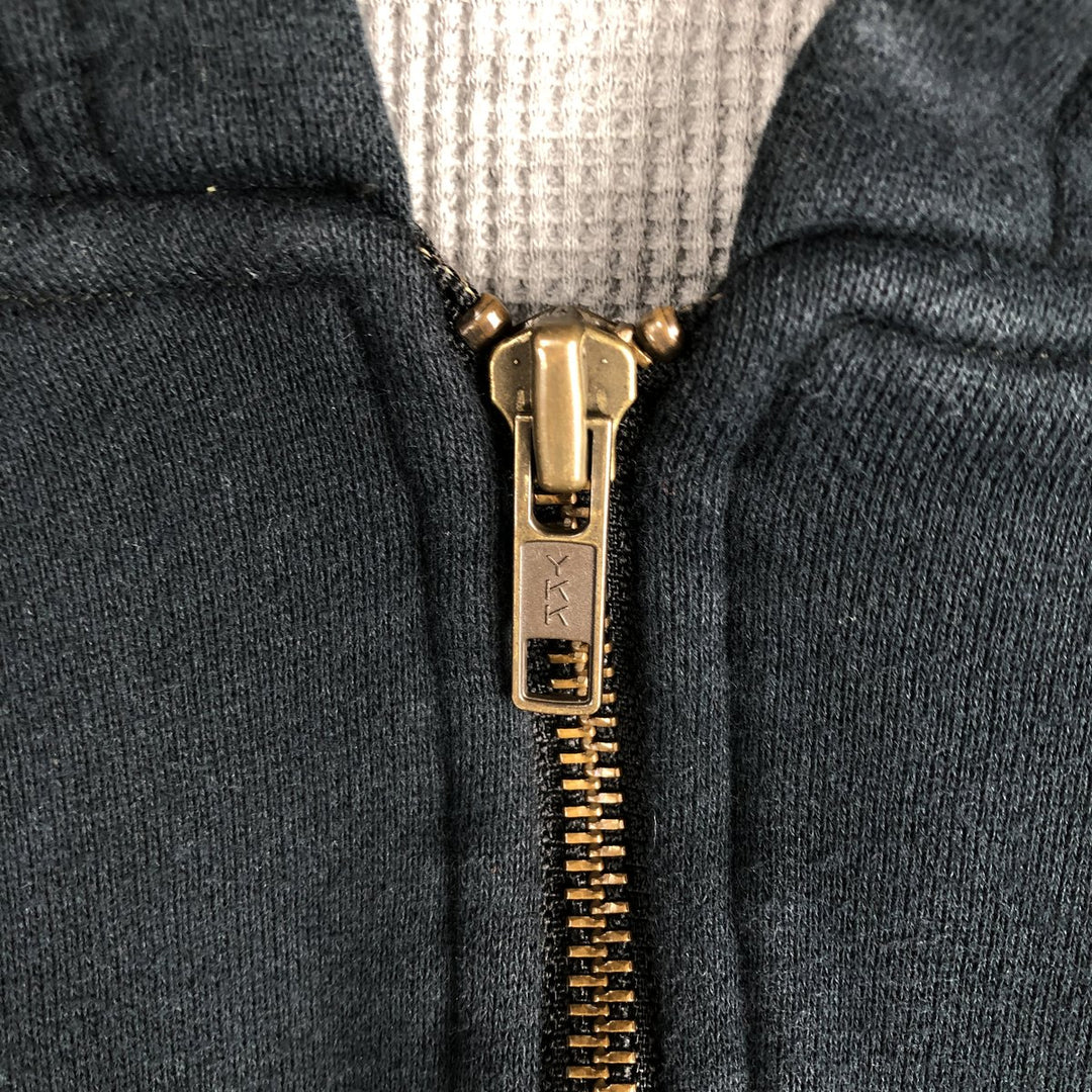 Reebok Sweat Full Zip Hoodie, Men's Size M cotton black type Vintage Second Hand