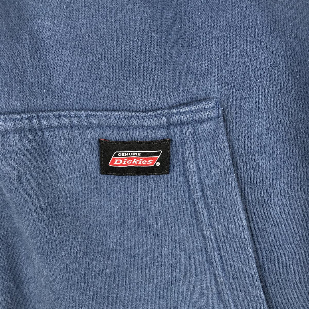 Dickies Sweat Full Zip Hoodie Men's XL cotton blue type Vintage Second Hand