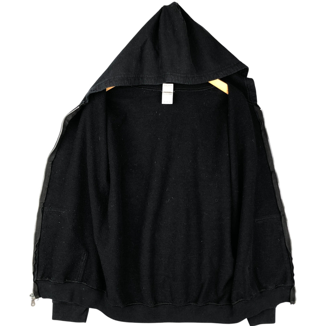 Gildan Journey Las Vegas 2019 Band Full-Zip Hoodie, Men's Size Medium cotton black type Vintage Second Hand