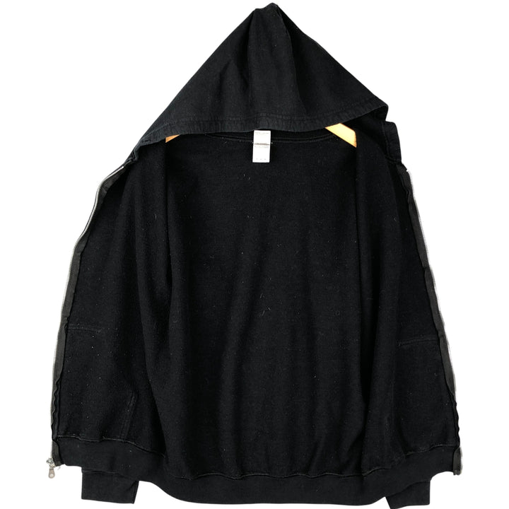 Gildan Journey Las Vegas 2019 Band Full-Zip Hoodie, Men's Size Medium cotton black type Vintage Second Hand