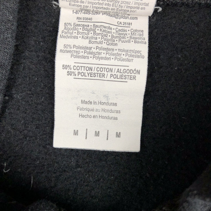 Gildan Journey Las Vegas 2019 Band Full-Zip Hoodie, Men's Size Medium cotton black type Vintage Second Hand