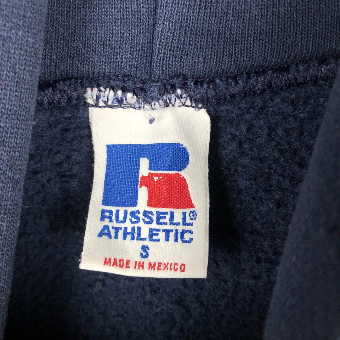 90'S Russell Athletic UCLA College Full-Zip Hoodie, Size Small cotton navy blue type Vintage Second Hand