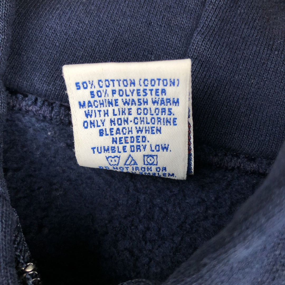 90'S Russell Athletic UCLA College Full-Zip Hoodie, Size Small cotton navy blue type Vintage Second Hand