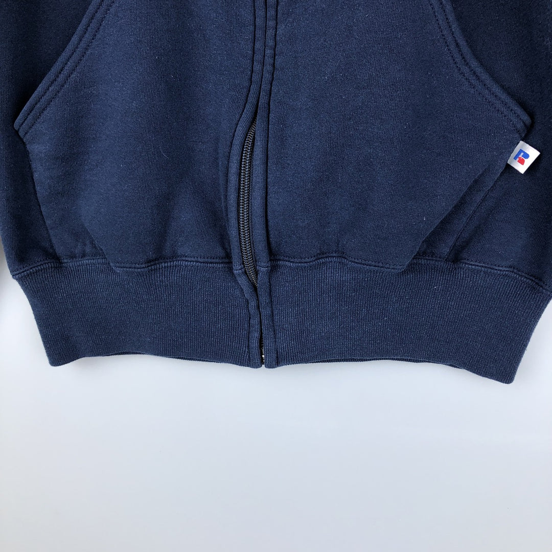 90'S Russell Athletic UCLA College Full-Zip Hoodie, Size Small cotton navy blue type Vintage Second Hand