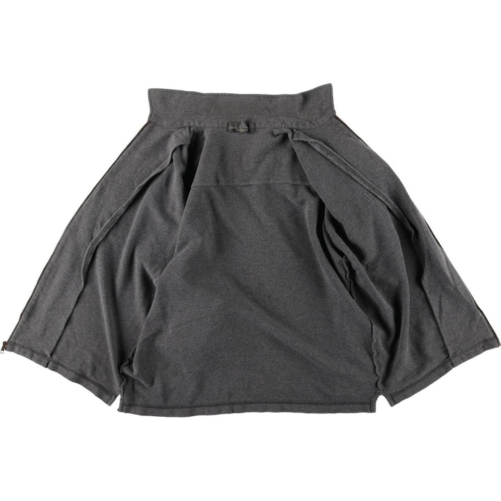 2000'S Banana Republic collared full-zip sweatshirt, men's size M cotton gray type Vintage Second Hand
