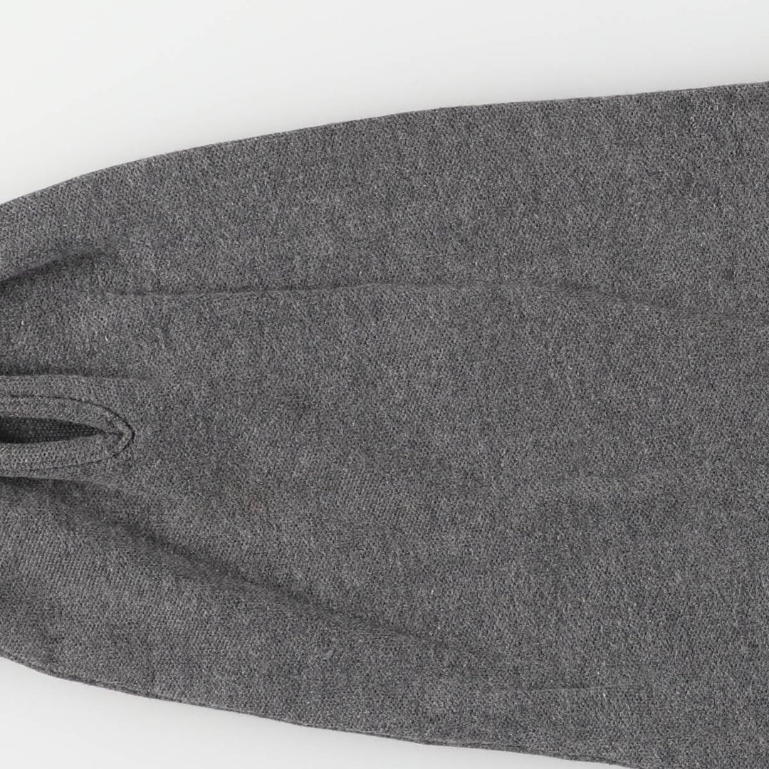2000'S Banana Republic collared full-zip sweatshirt, men's size M cotton gray type Vintage Second Hand