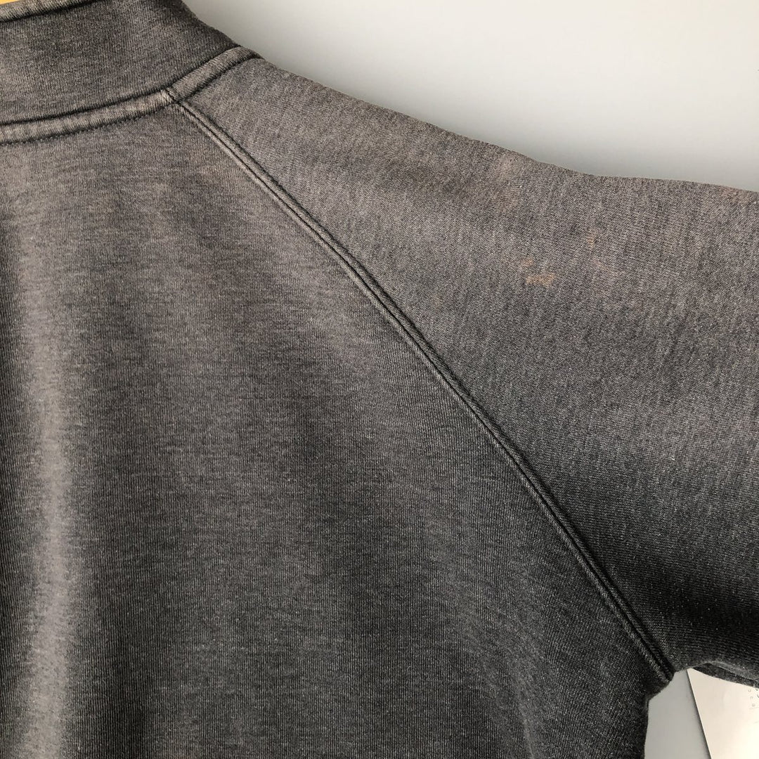 Carhartt Guzman Construction Solutions Advertising Full-Zip Sweatshirt, Men's Size L polyester gray type Vintage Second Hand