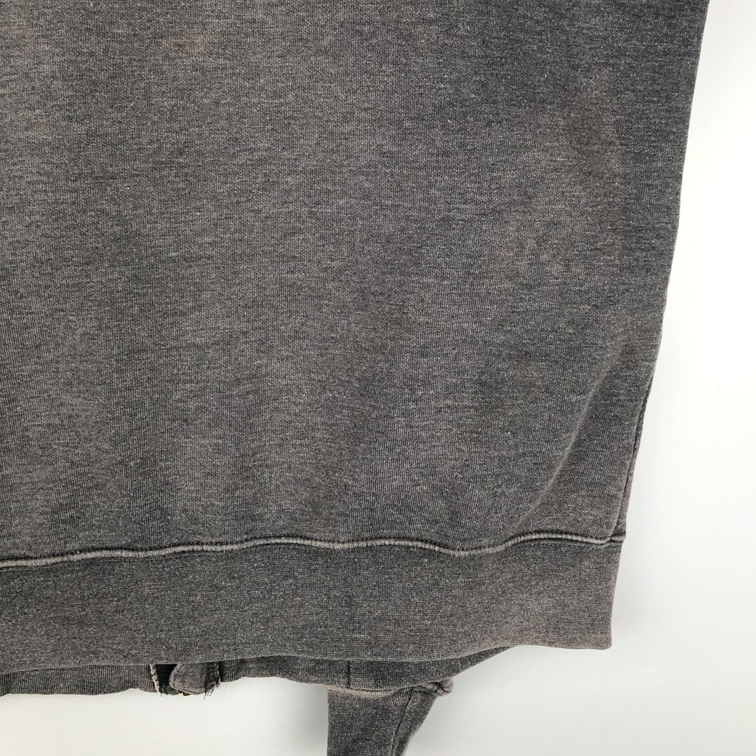 Carhartt Guzman Construction Solutions Advertising Full-Zip Sweatshirt, Men's Size L polyester gray type Vintage Second Hand