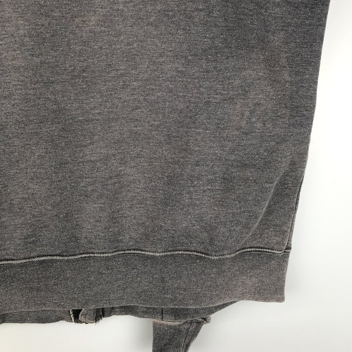 Carhartt Guzman Construction Solutions Advertising Full-Zip Sweatshirt, Men's Size L polyester gray type Vintage Second Hand