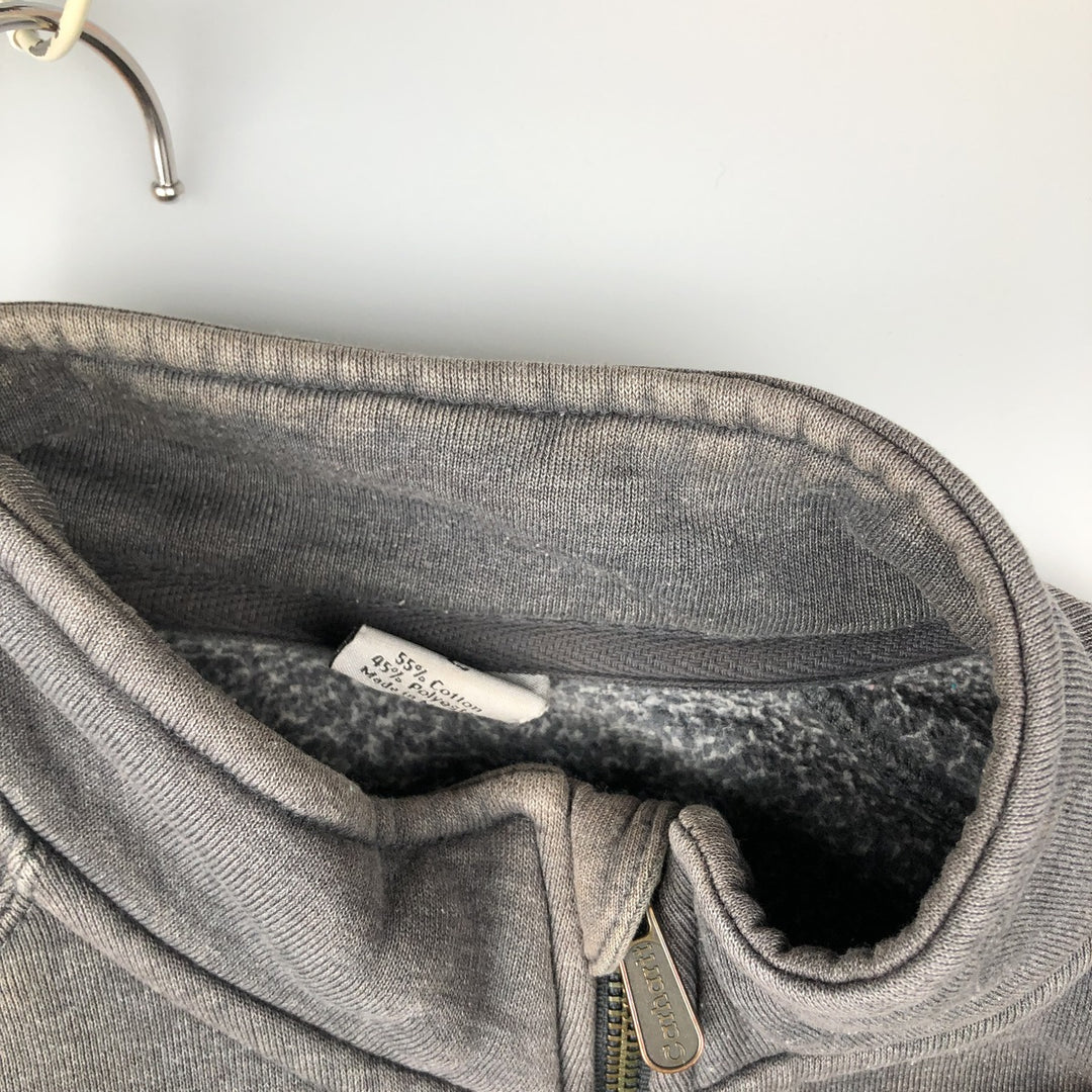 Carhartt Guzman Construction Solutions Advertising Full-Zip Sweatshirt, Men's Size L polyester gray type Vintage Second Hand