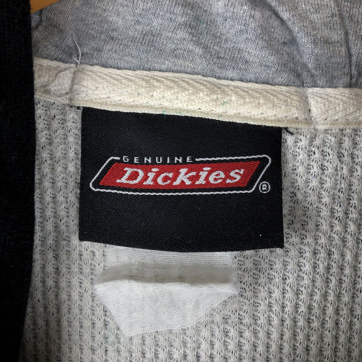 Dickies Sweat Full Zip Hoodie Men's L size cotton black type Vintage Second Hand
