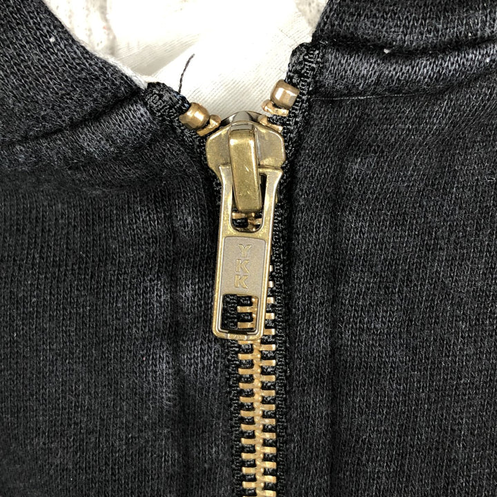 Dickies Sweat Full Zip Hoodie Men's L size cotton black type Vintage Second Hand