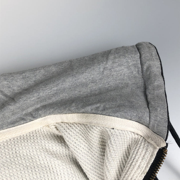 Dickies Sweat Full Zip Hoodie Men's L size cotton black type Vintage Second Hand