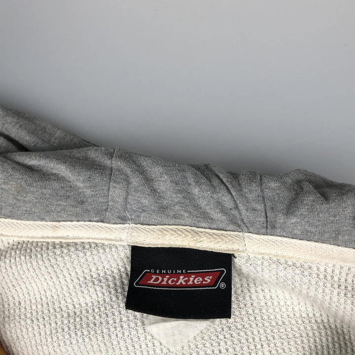 Dickies Sweat Full Zip Hoodie Men's L size cotton black type Vintage Second Hand