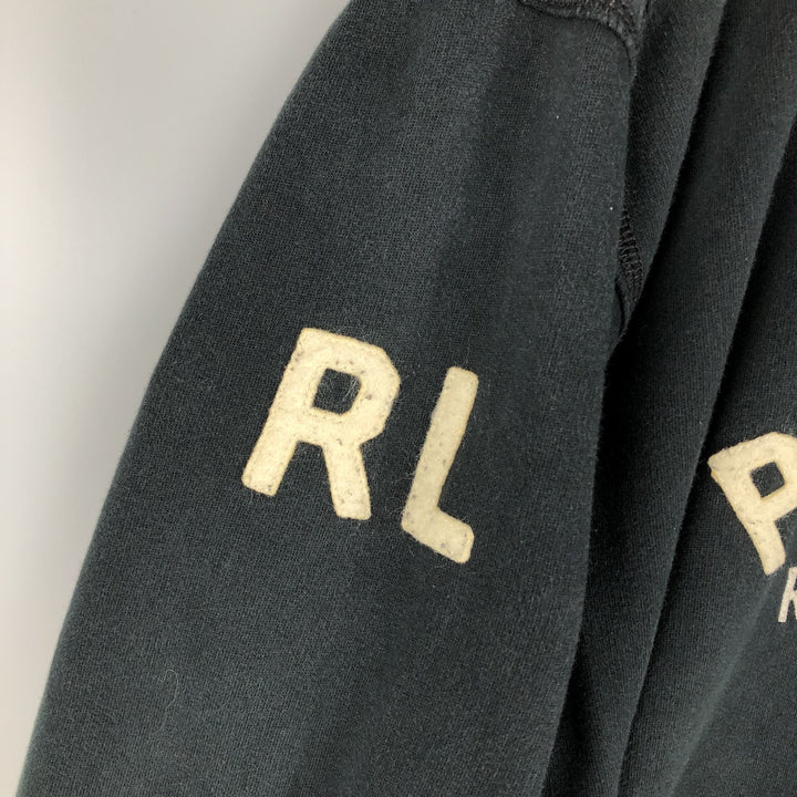 2000'S Ralph Lauren Polo Jeans Company Stars and Stripes Full-Zip Sweatshirt, Men's Size XL cotton black type Vintage Second Hand