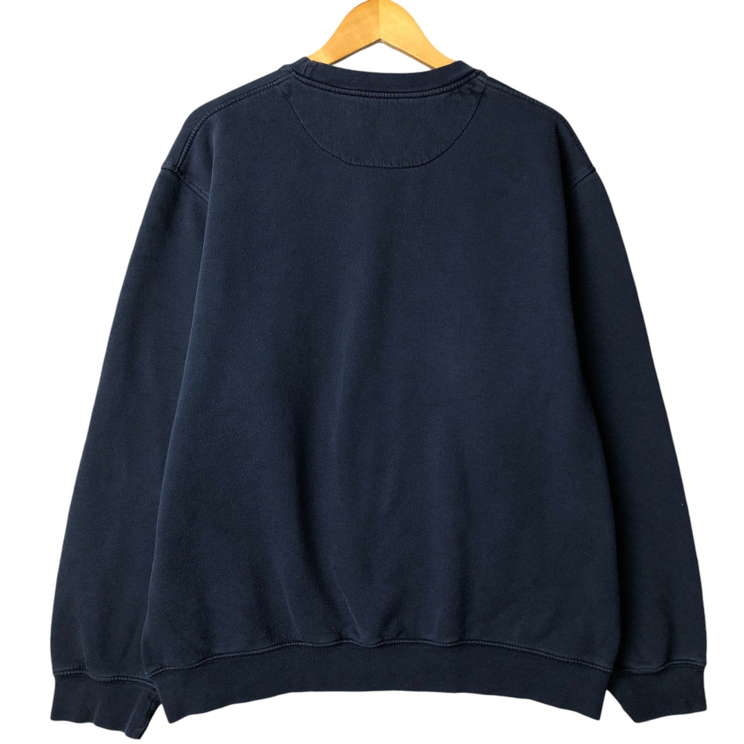 00'S Nike One Point Logo Sweatshirt Trainer Men's L size cotton navy blue type Vintage Second Hand