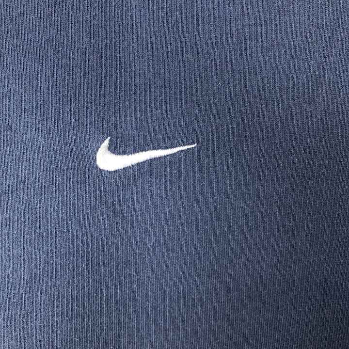 00'S Nike One Point Logo Sweatshirt Trainer Men's L size cotton navy blue type Vintage Second Hand