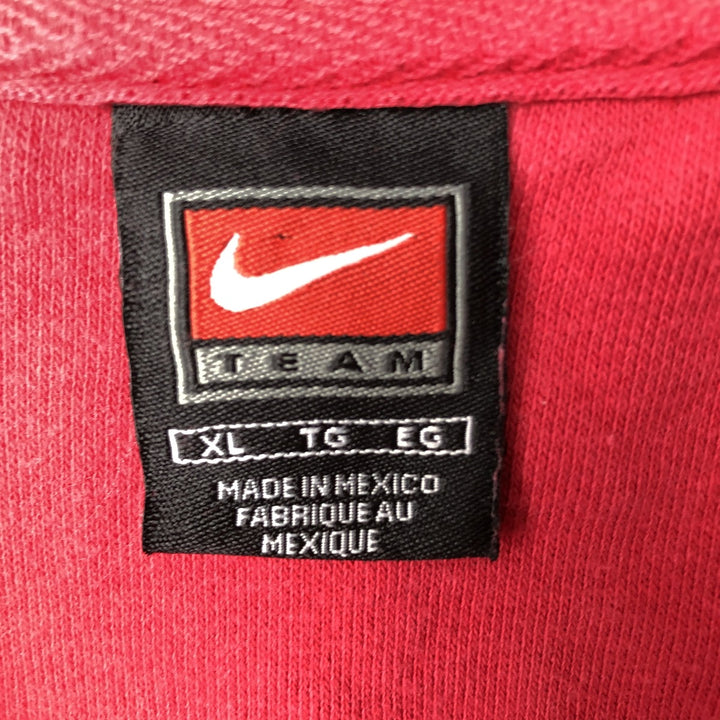 2000'S Nike Team College Sweatshirt, Men's Size XL cotton red type Vintage Second Hand