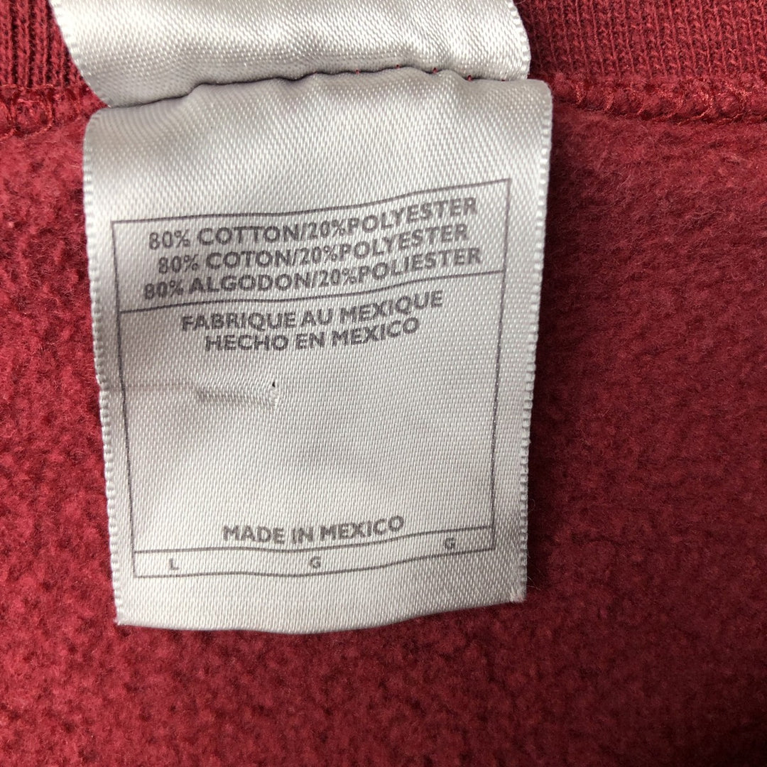 00'S Nike One Point Logo Sweatshirt Trainer Men's L size cotton burgundy type Vintage Second Hand