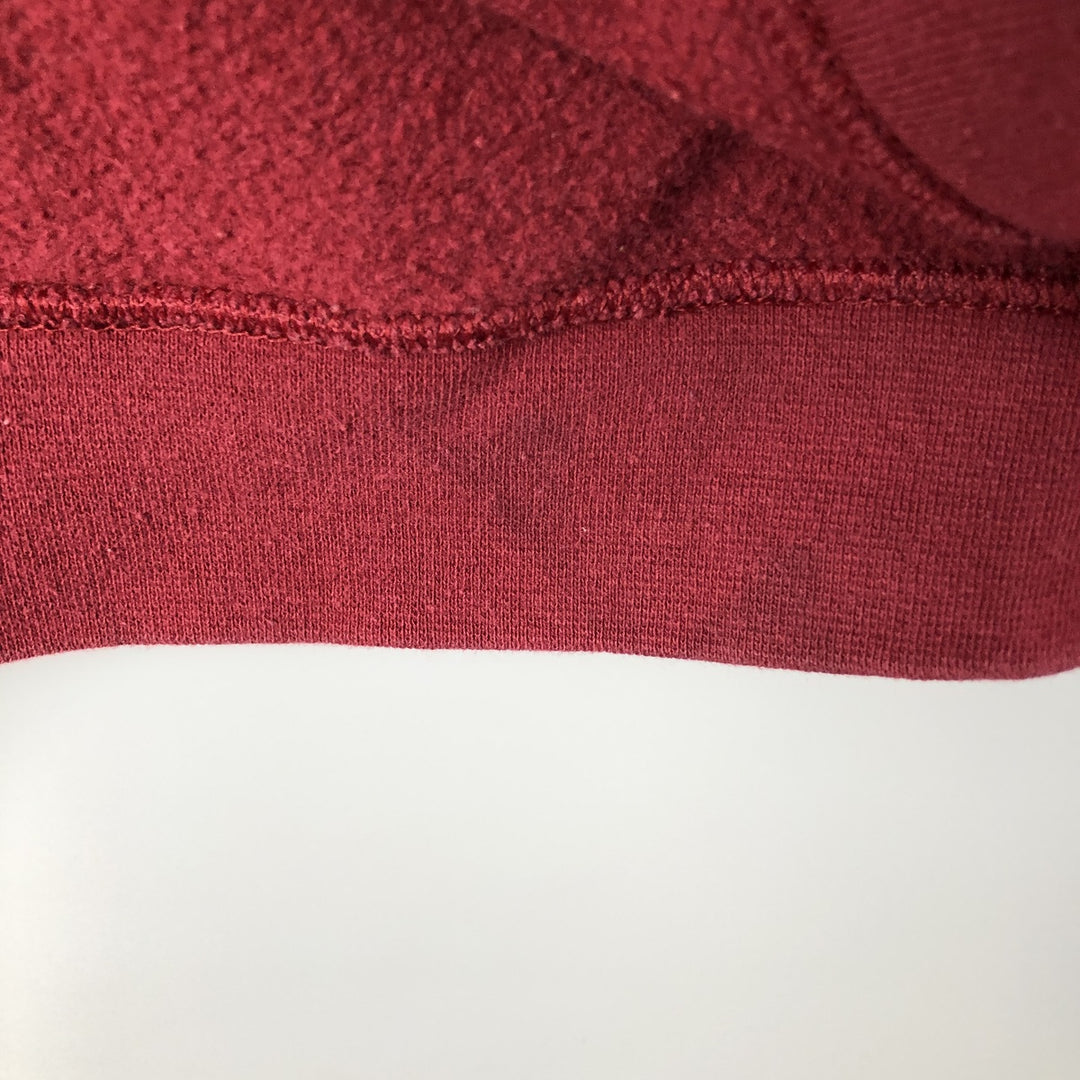 00'S Nike One Point Logo Sweatshirt Trainer Men's L size cotton burgundy type Vintage Second Hand