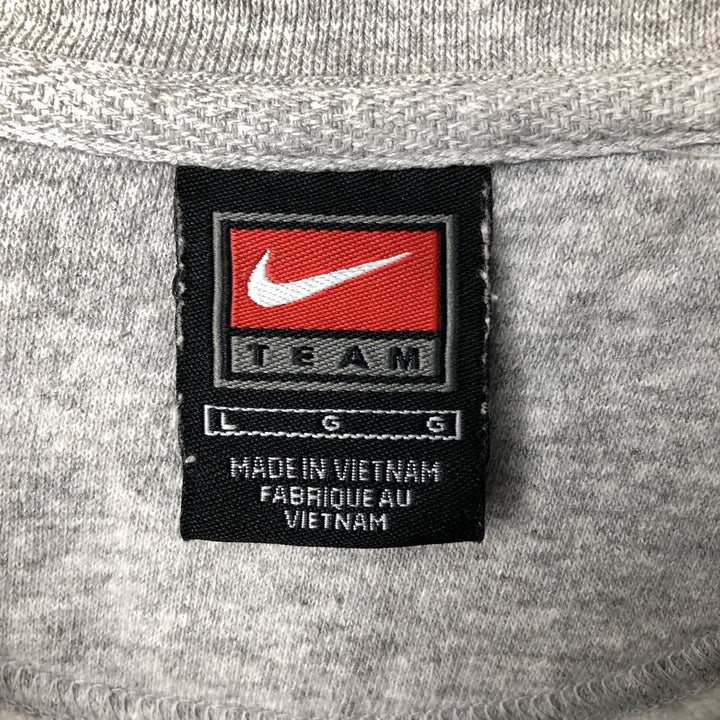 2000'S Nike Team College Sweatshirt, Men's Size L cotton gray type Vintage Second Hand