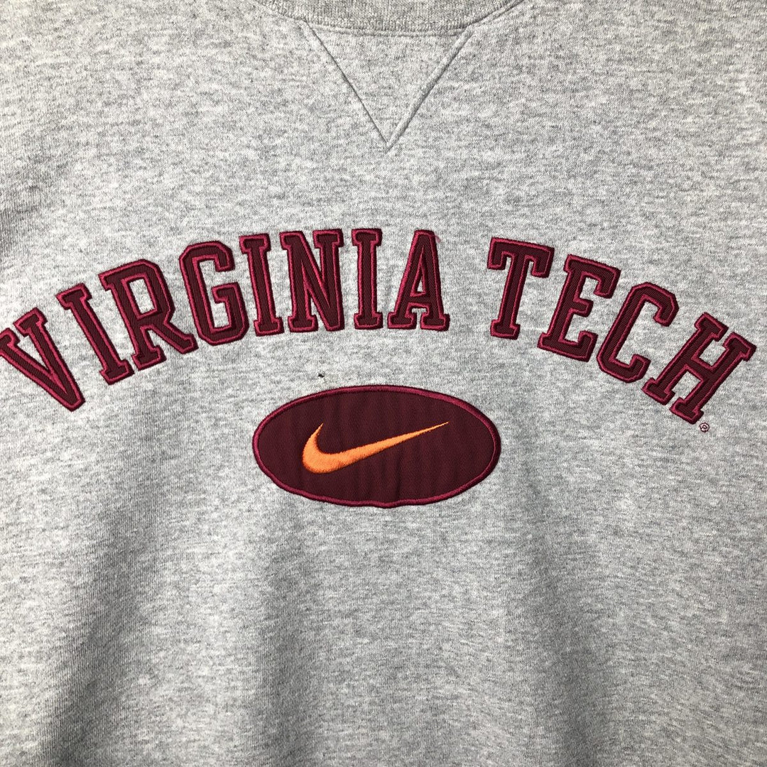 2000'S Nike Team College Sweatshirt, Men's Size L cotton gray type Vintage Second Hand
