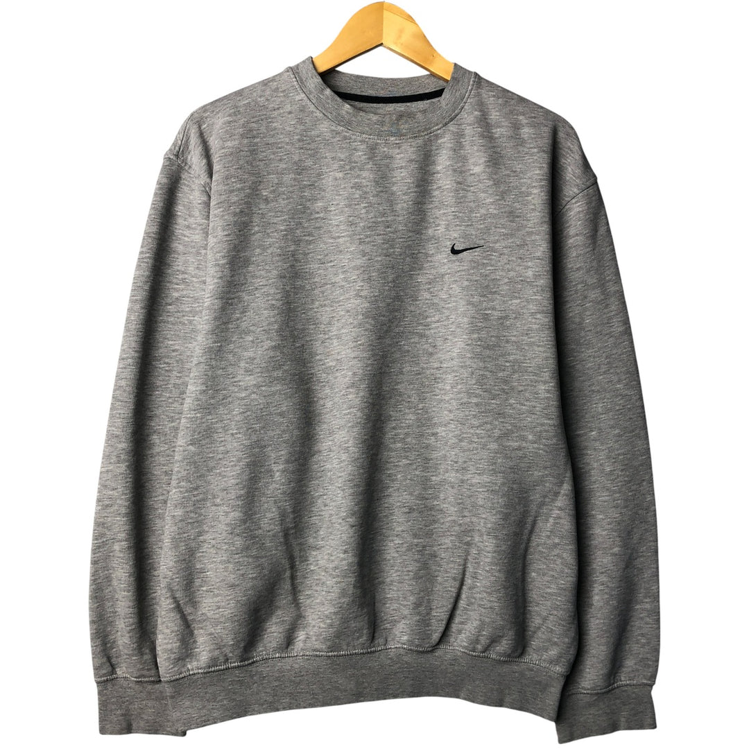 00'S Nike One Point Logo Sweatshirt Trainer Men's M size cotton gray type Vintage Second Hand