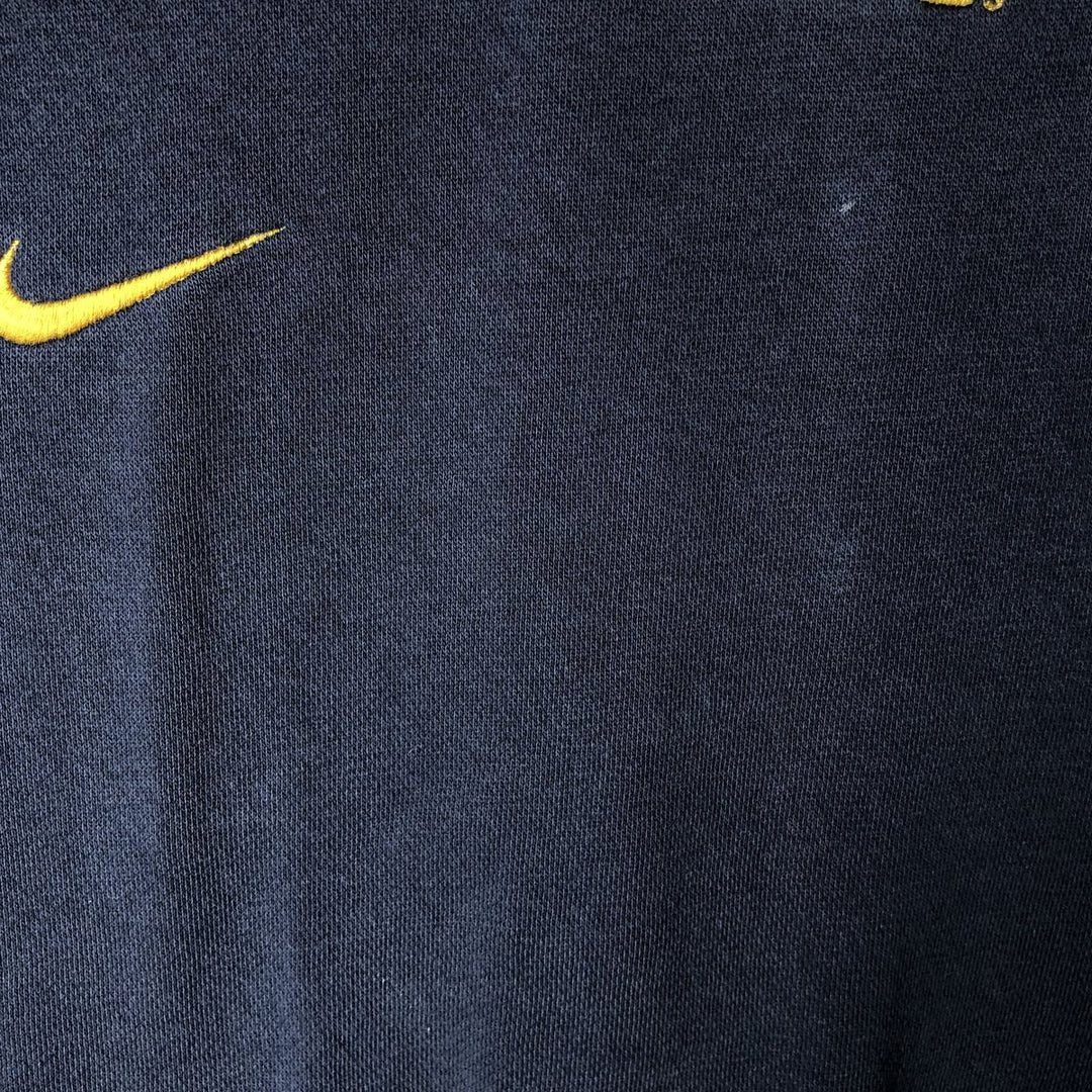 2000'S Nike Team Michigan University College Sweatshirt, Men's Size Large cotton navy blue type Vintage Second Hand