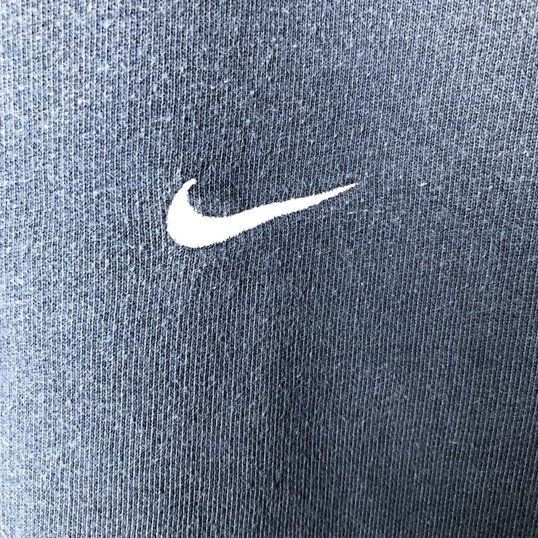 00'S Nike One Point Logo Sweatshirt Trainer Men's L size unclear navy blue type Vintage Second Hand
