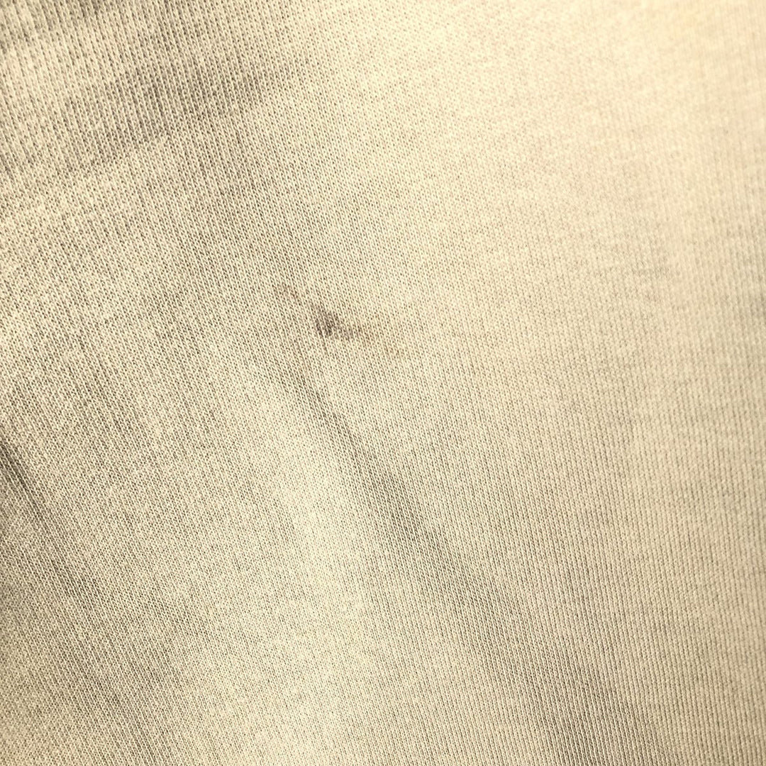 2000'S Nike V-neck one-point logo sweatshirt, men's size XL cotton Khaki type Vintage Second Hand