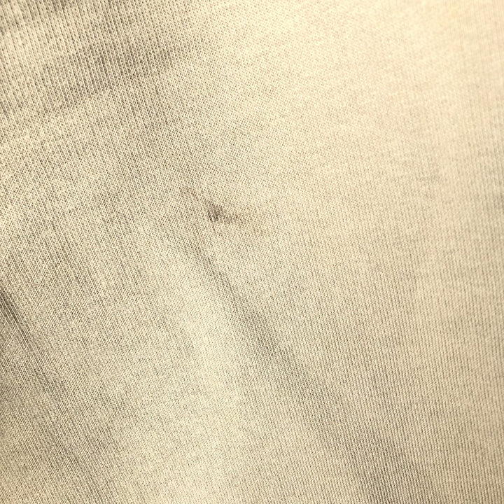 2000'S Nike V-neck one-point logo sweatshirt, men's size XL cotton Khaki type Vintage Second Hand