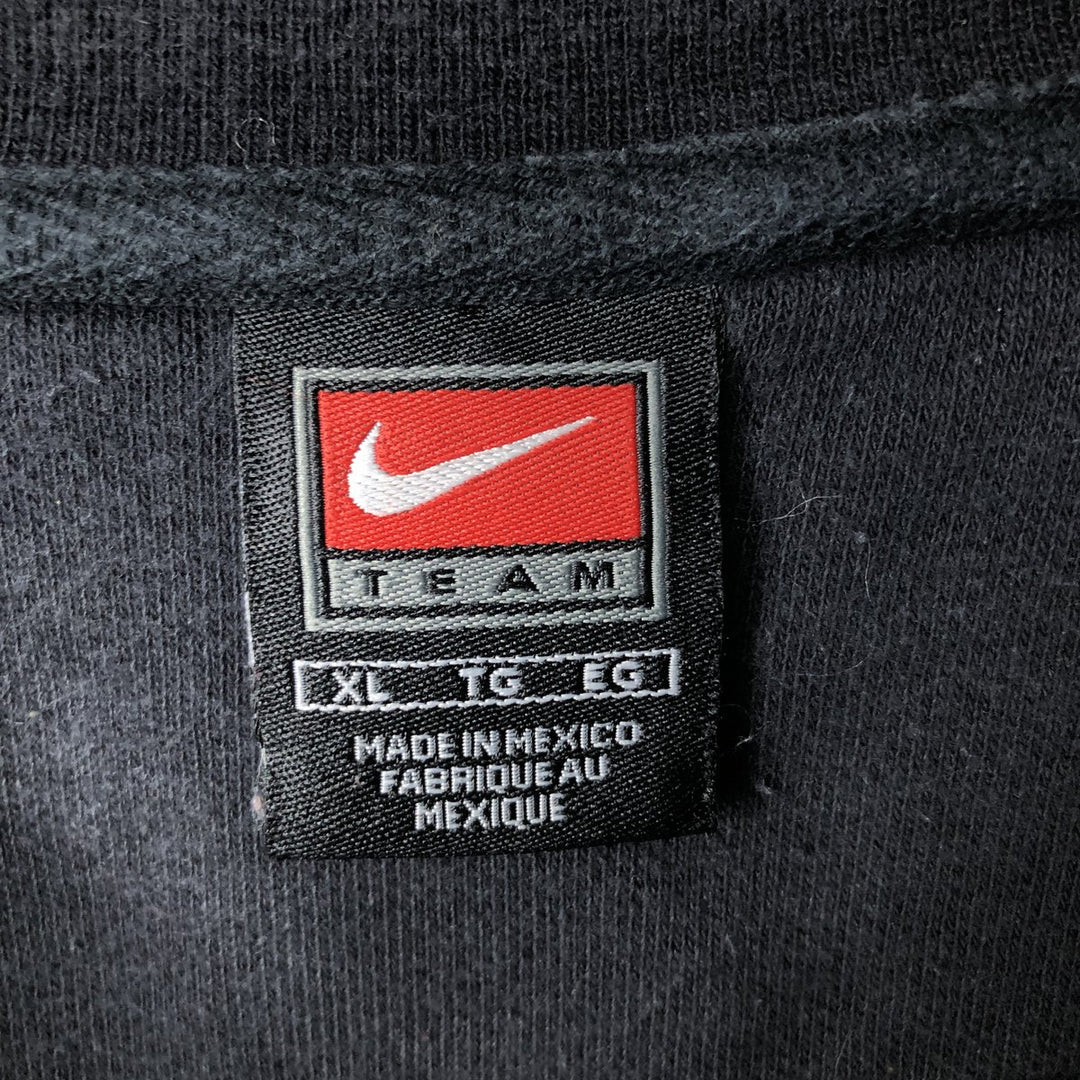 2000'S Nike Team Iowa University College Sweatshirt, Men's Size XL cotton black type Vintage Second Hand