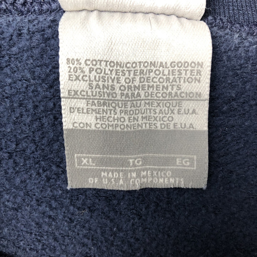 00'S Nike One Point Logo Sweatshirt Trainer Men's XL cotton navy blue type Vintage Second Hand