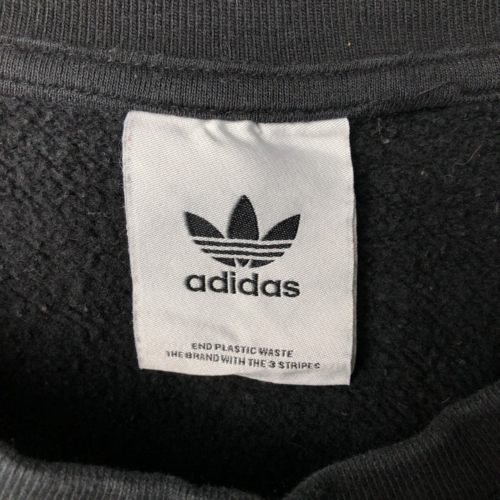 Adidas Originals One-Point Logo Sweatshirt, Men's Size L cotton black type Vintage Second Hand