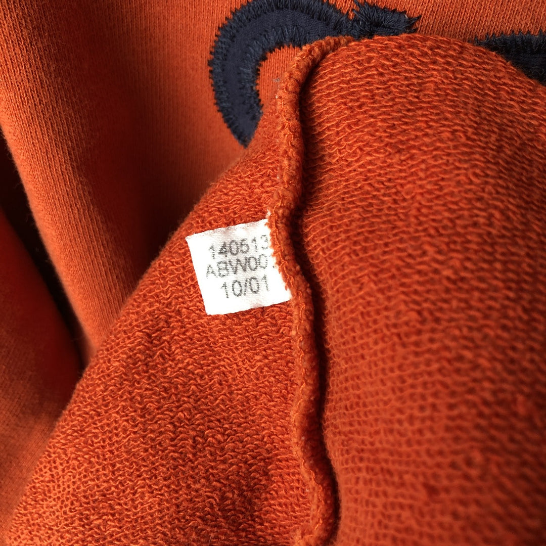 2000'S Adidas logo sweatshirt, men's size small cotton orange type Vintage Second Hand