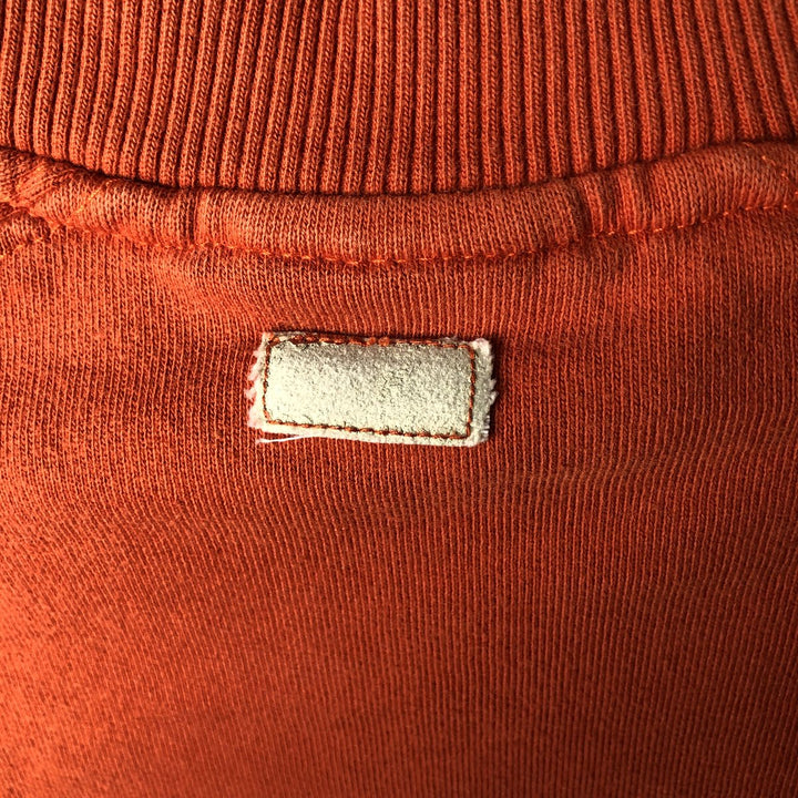 2000'S Adidas logo sweatshirt, men's size small cotton orange type Vintage Second Hand