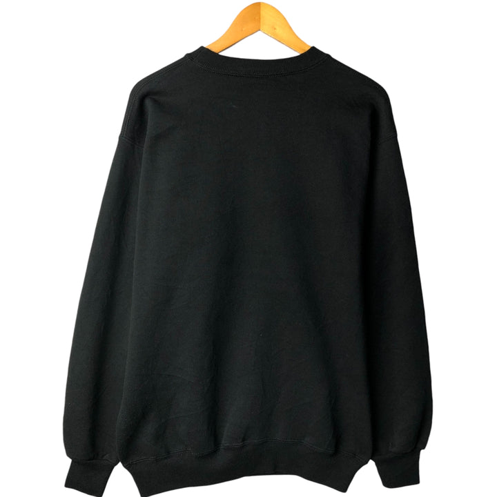 Vintage 90'S Hanes Classics printed sweatshirt, Made in USA, Men's Size L cotton black type Vintage Second Hand